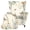 Floral Butterfly, variant on Pzuqiu Wood Single Wing Armchair Slipcover for Pet, Wingback Chair Cover Polyester Spandex Fabric Wingback Chair Slipcover for Living Room Bedroom