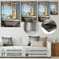 thumbnail image 4 of Designart "Seaside Serenity Bathroom" Bathroom Metal Wall Art Prints, 4 of 5