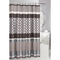 thumbnail image 1 of Linear Jacquard Fabric Shower Curtain, 1 of 1