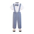 thumbnail image 4 of Penkiiy Premium Adjustable Suspenders Boys Dress Pants | School Uniform, Formal & Casual Wear (6M-10Y), 4 of 5