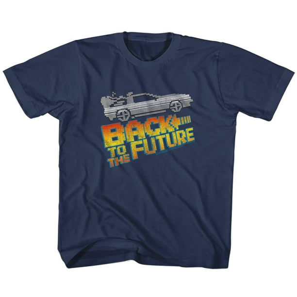 Retour vers le Futur 8Bit vers le Futur T-Shirt de la Jeunesse de la Marine