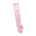 thumbnail image 3 of Guantes largos para mujer de los años 20, manoplas de dedo completo para fiesta de noche, elegante guante de ópera Blanco + Rosa Talla Única, 3 of 7