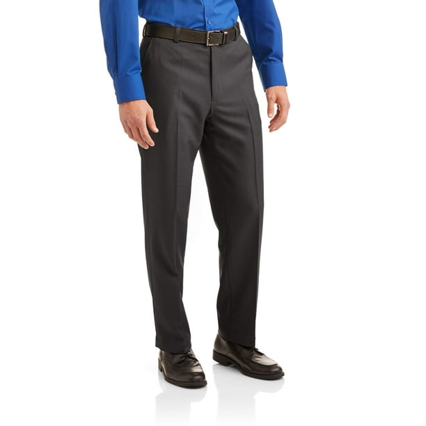 george flat front pants