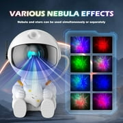 Astronaut Projector,Star Projector Galaxy Light,Night Light for Kids,Light Projector for Bedroom,Starry Nebula Ceiling LED Lamp,with Remote (White1)