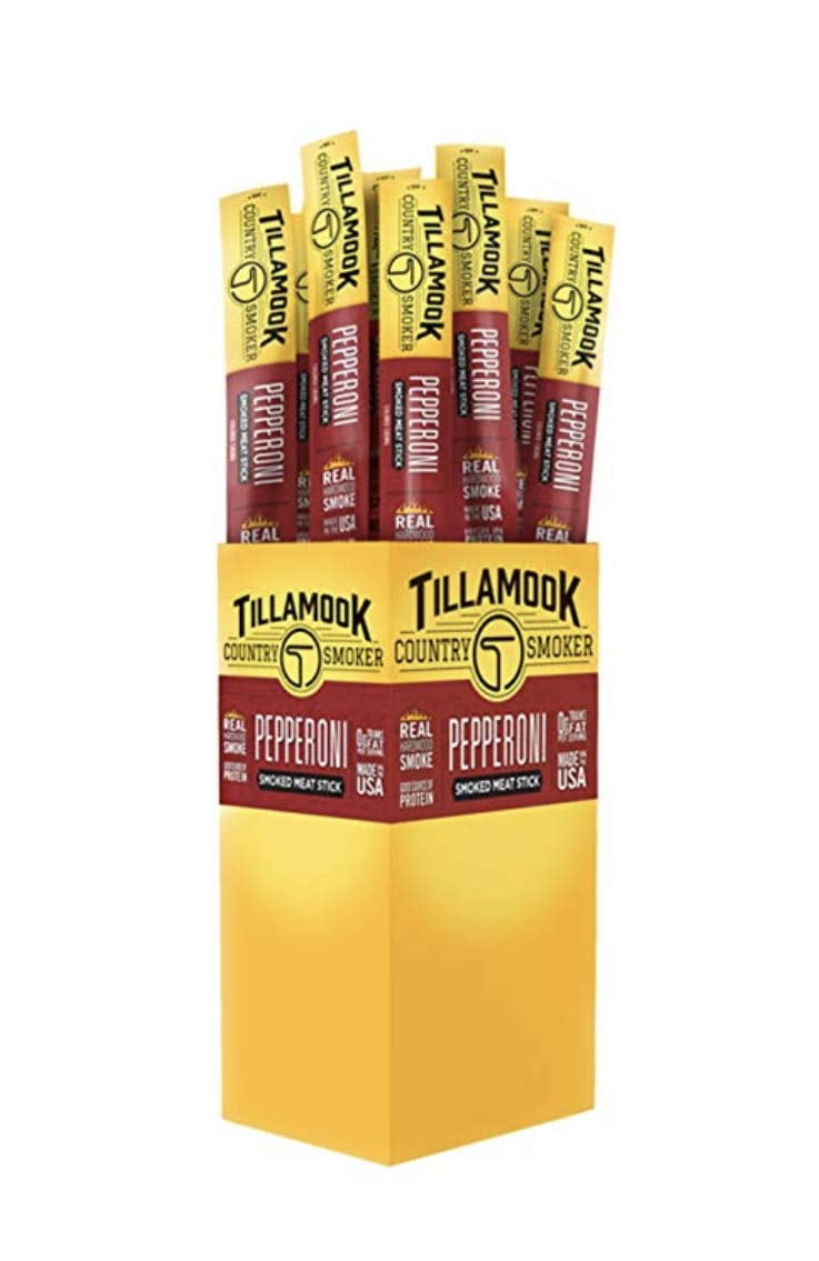 Tillamook Country Smoker Beef Jerky Pepperoni Dried Casing Stick 241oz