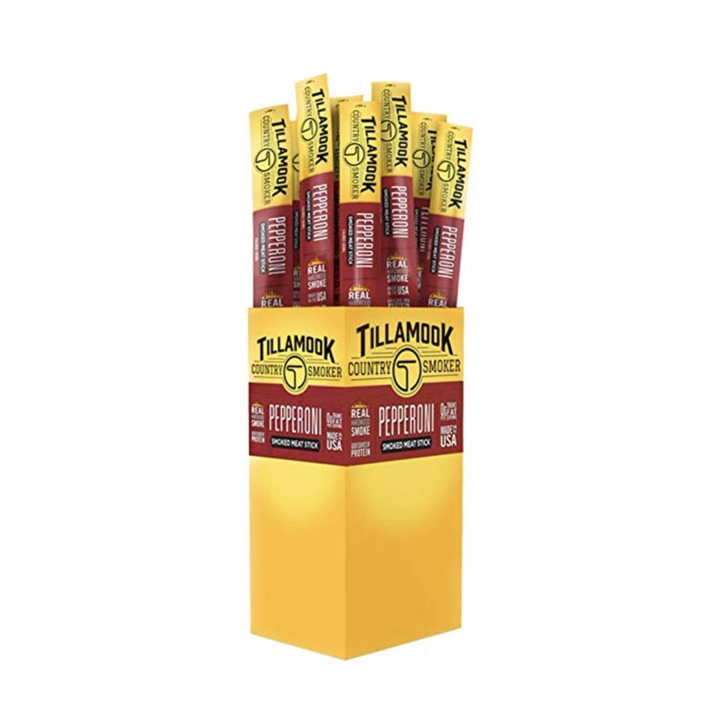 Tillamook Country Smoker Beef Jerky Pepperoni Dried Casing Stick 241oz