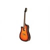Kona K2 Series Left-Handed Thin Body Acoustic-Electric Guitar