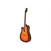 Kona K2 Series Left-Handed Thin Body Acoustic/Electric Guitar