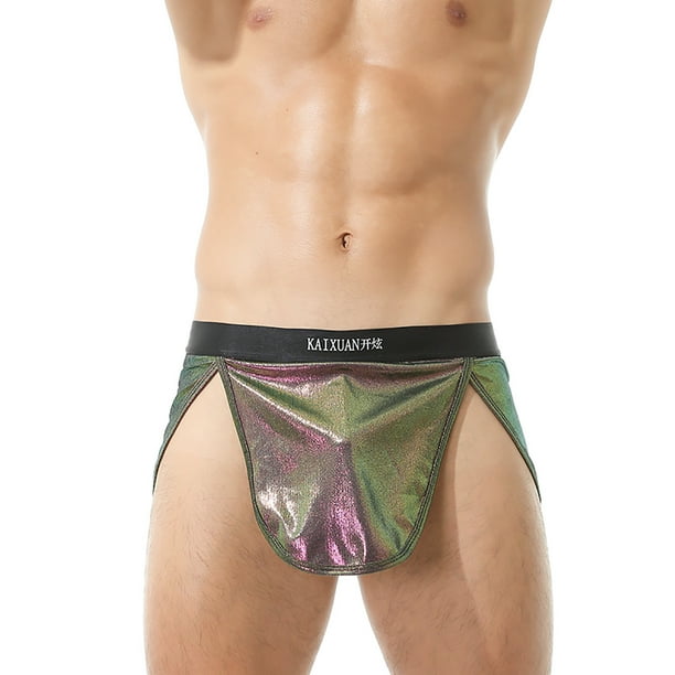 Calzoncillos bóxer de color sólido sexy para hombre Pantalones de pijama para el hogar Pompotops qyievc4890