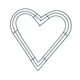 thumbnail image 1 of Marco de corona de alambre en forma de corazón, forma de corona, accesorios de bricolaje, corona de hierro de pared de metal, anillos de guirnalda para San Valentín, fondo de jardín verde de 35 cm, 1 of 8