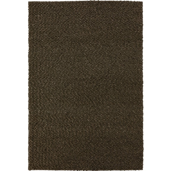 Berkley Lisbon Shag Area Rug GR1 Gr1 Chocolate Chocolate Flat Plush 8' x 10' Rectangle
