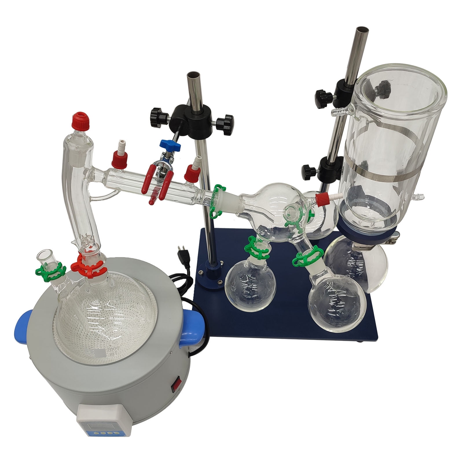 Short Range Molecular Lab Distiller Apparatus Match with Vacuum Pump and Chiller