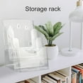 thumbnail image 1 of Acrylic Brochure Holder 3-Tier Brochure Display Stand with Divider Wall Mount Countertop Clear Flyer Holder Rack Magazine Booklet Display Stand, 1 of 8