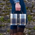 thumbnail image 2 of Blue Plaid Fiona Handbag For Women Made By Mucros Weavers, 2 of 2