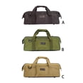 thumbnail image 4 of Tool Storage Bag Camping Pack Tent Peg Nails Wind Carry Box Zippered Ground Nail Multipurpose for Travel Luggage Khaki, 4 of 10