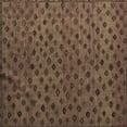 thumbnail image 1 of Ahgly Company Indoor Square Abstract Brown Modern Area Rugs, 4' Square, 1 of 4