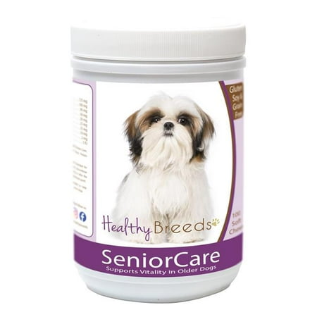 Healthy Breeds 840235163558 Shih Tzu Senior Dog Care Soft (25 Best Dog Breeds For Seniors)