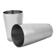 thumbnail image 3 of Mezclador de botellas de coctelera de vino de acero inoxidable con juego de base (plata), 3 of 8