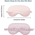 thumbnail image 5 of 2 Pack Sleep Blackout Silk Eye Masks, Natural Silk Sleeping Mask, 5 of 5