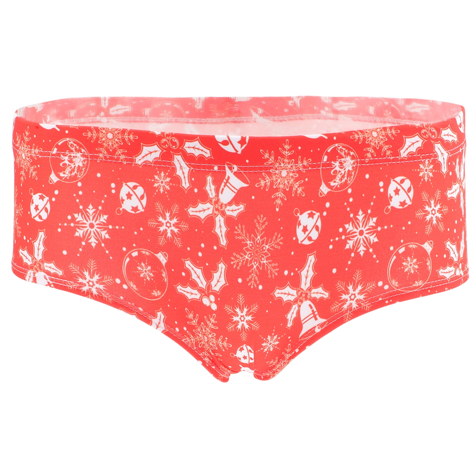 Christmas Theme Panties Underpants Underwear Breathable Briefs for Women  Girls 