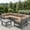 Beige, variant on Covers & all Outdoor CoverRite Foam Seat and Polyfill Back Cushion Set, 5″ Thick Foam, UV Proof Patio Furniture - Gray