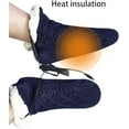 thumbnail image 3 of USB Heated Slipper Socks for Men & Women - Fast Heating Indoor Foot Warmers with Fleece Lining, Perfect Gift for Cold Weather, 3 of 4