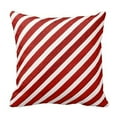 thumbnail image 2 of SUFAM Set of 4 Pillow Cases Stripe Pattern Peppermint Candy Swirl White Generic Christmas Candycane Red Throw Pillowcase Cover Cushion Case Home Decor 16x16 inch, 2 of 5