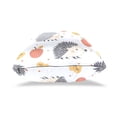 thumbnail image 4 of Hedgehogs Fruits Leaves Throw Pillow Covers Pillowcases 16 x 16 Inch Home Decor 2 Packs for Bedroom Sofa, 4 of 6
