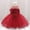 Red, variant on Herrnalise Toddler Girls Temperament Flowers Pearl Cute Net Yarn Birthday Party Gown Dresses