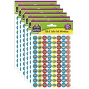 Teacher Created Resources Superhero Mini Stickers Valu-Pak, 1144 Per Pack, 6 Packs