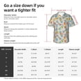 thumbnail image 5 of Honeii Skateboard Print Men’s Hawaiian Shirt,Classic Button-Down Short Sleeve Shirt, for Beach, Vacation, and Outdoor Activities,XX-Large, 5 of 7