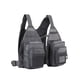 thumbnail image 1 of Chaleco de pesca Sunnimix de malla Multibolsillo ajustable gris, 1 of 8