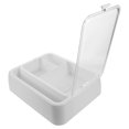 thumbnail image 6 of COSMOBETTY Wall Mounted Bathroom Shelf 1Set White Rectangular Storage for Home Decor, 6 of 8
