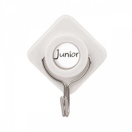 

Black Single Words Junior Adhesive Wall Hooks Hanging Self Sticky