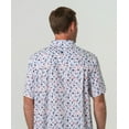thumbnail image 2 of Burlebo Men's Performance Short Sleeve Button Up Shirt (Grillmaster, Large), 2 of 5