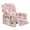 Butterfly Cherry Blossom, variant on Jiueut Daisy Flower Pattern Recliner Chair Covers, 4 Pieces Breathable Recliner Chair Covers with Elastic Band Anti Dust Recliner Slipcover for All Seasons