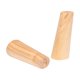 thumbnail image 2 of 8 patas redondas de madera para muebles de 150 mm, con tornillos, almohadillas para los pies y placa de montaje, 2 of 5