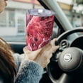 thumbnail image 6 of Lsque Watermelon Splash Realism Art Pattern 20oz Car Cup with Lid and Straw, Insulated Coffee Cup with Straw Topper, Spill Proof Travel Coffee Mug, Stainless Steel Tumble-Without Straw, 6 of 8