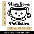 thumbnail image 2 of Have Some Positivitea Positivity Square Rubber Stamp Stamping Scrapbooking Crafting - Large 2.75in, 2 of 7