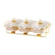 thumbnail image 3 of Juego de buffet Chafing Dish, cazuela, servidor de buffet con tapa de vidrio, calentador Blanco, 3 of 9