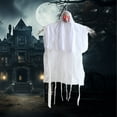 thumbnail image 5 of Halloween Decorations Halloween Glowing Scary Ghost Halloween Ornament with Face Halloween Decorations for Indoor Balconys Outdoor Yard Garden Parties Decorations Indoor and Outdoor White, 5 of 6