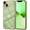 Light Green, variant on Compatible iPhone 13 Case, Clear Cute Glitter Laser Holographic Love Heart Pattern Design for Women Girls, Anti-Yellow Hard PC Shockproof Protective Phone Cover for iPhone 13, Light Black