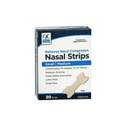Quality Choice Nasal Strips Congestion Relief Small/Medium 30 Strips each