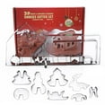 thumbnail image 5 of Lierteer 3D Christmas Cookie House Cutters Set - 18 Sturdy Stainless Steel Cookie Cutters, 5 of 7