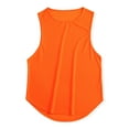 thumbnail image 6 of RYRJJ Men's Workout Tank Tops Gym Muscle Sleeveless Round Neck Shirt Summer Casual Loose Fit Athletic Tee Shirts(Orange,3XL), 6 of 8