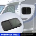 thumbnail image 3 of RV Window, High Strength Aluminum Frame, Tempered Glass, Waterproof,  Netting, for  Trailer RV Mobile Home, Black, 3 of 7
