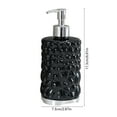 thumbnail image 3 of Soap Dispenser with Plastic Pump, Refillable Kitchen Countertop Liquid Hand Soap Dispensers, Crystal Bathroom Lotion Bottle for Dispenser Dish Soap, 14oz, 3 of 6