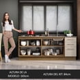 thumbnail image 4 of Mueble de Cocina Madesa Madesa Agata Con Tarja 200cm MC, 4 of 10