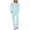 Blue, variant on Ladies Sleepwear Women's Pajama Sets Sleeping Clothes for Women Ladies' Gradient Printed Casual Top Pants Pajama Set