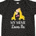 thumbnail image 4 of Inktastic My Meme Grandma Loves Me Giraffe Boys or Girls Baby Bodysuit, 4 of 5